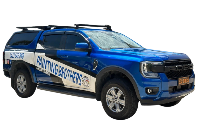 Painting Brothers Work Ute in Mosman